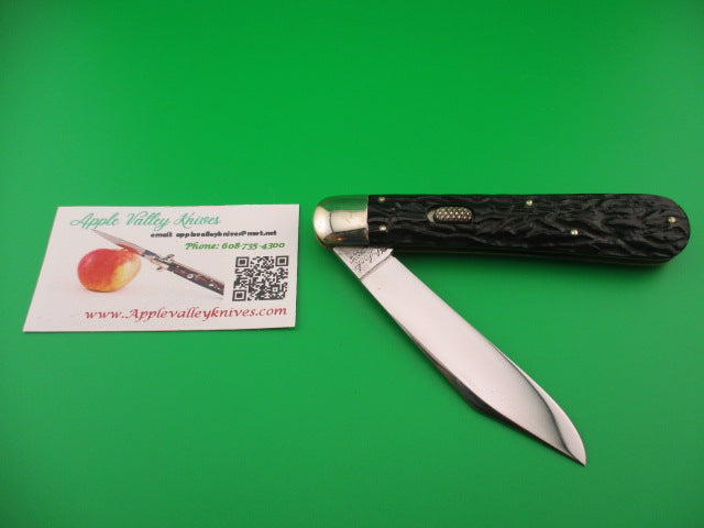 Flylock Hunter 11000 Large Single Black Wormgroove switchblade knife