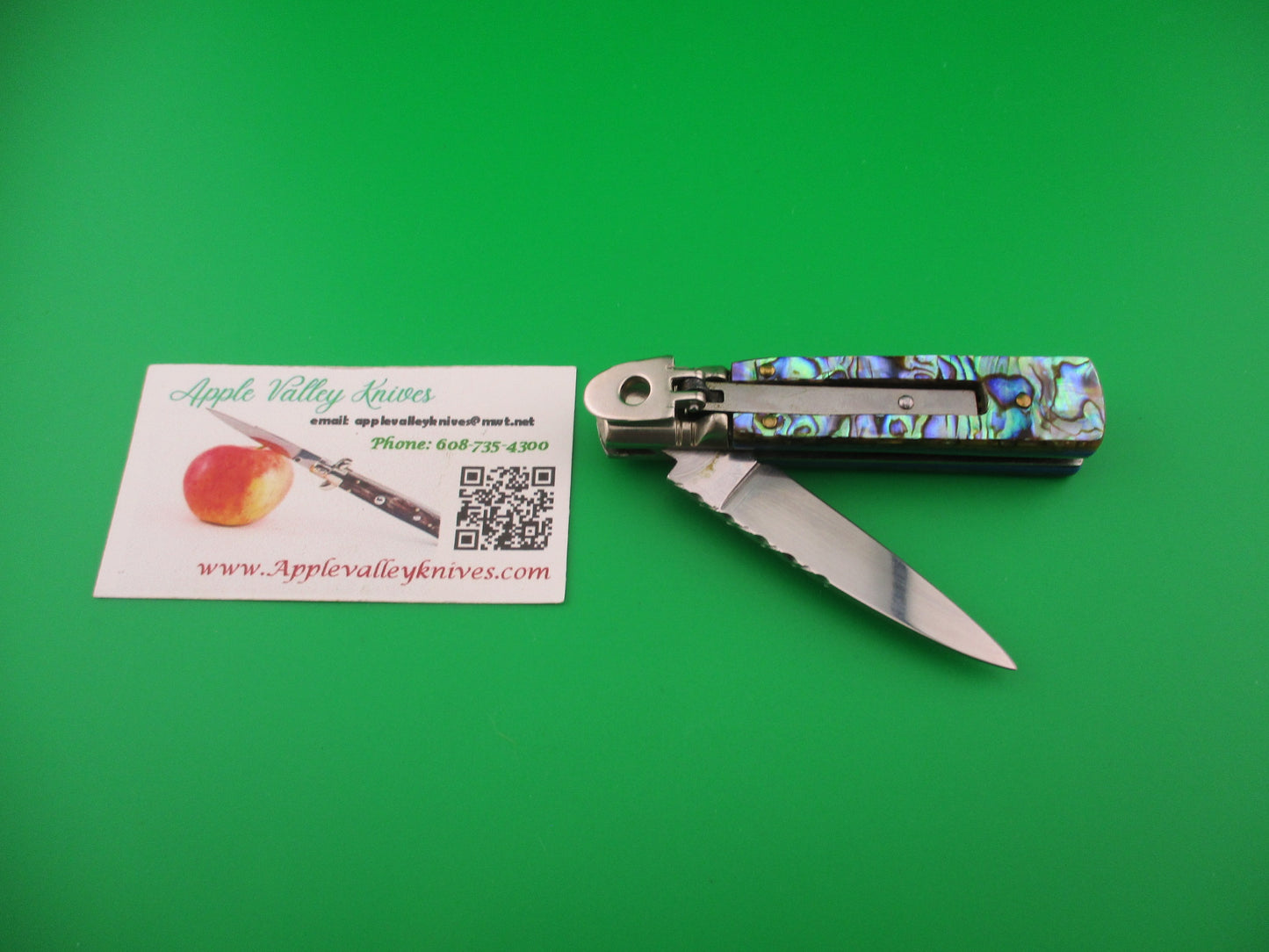 Sterile 16cm Italian Lever Abalone File Work automatic knife