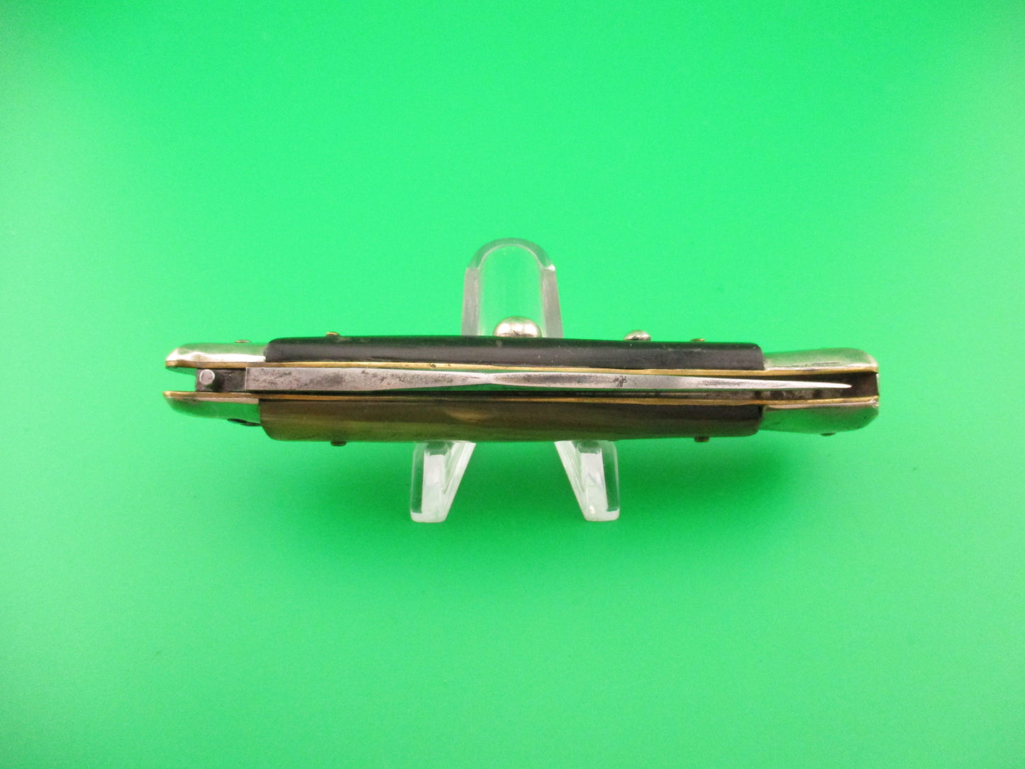 Sterile 20cm Italian Fishtail Vintage Picklock Horn automatic knife