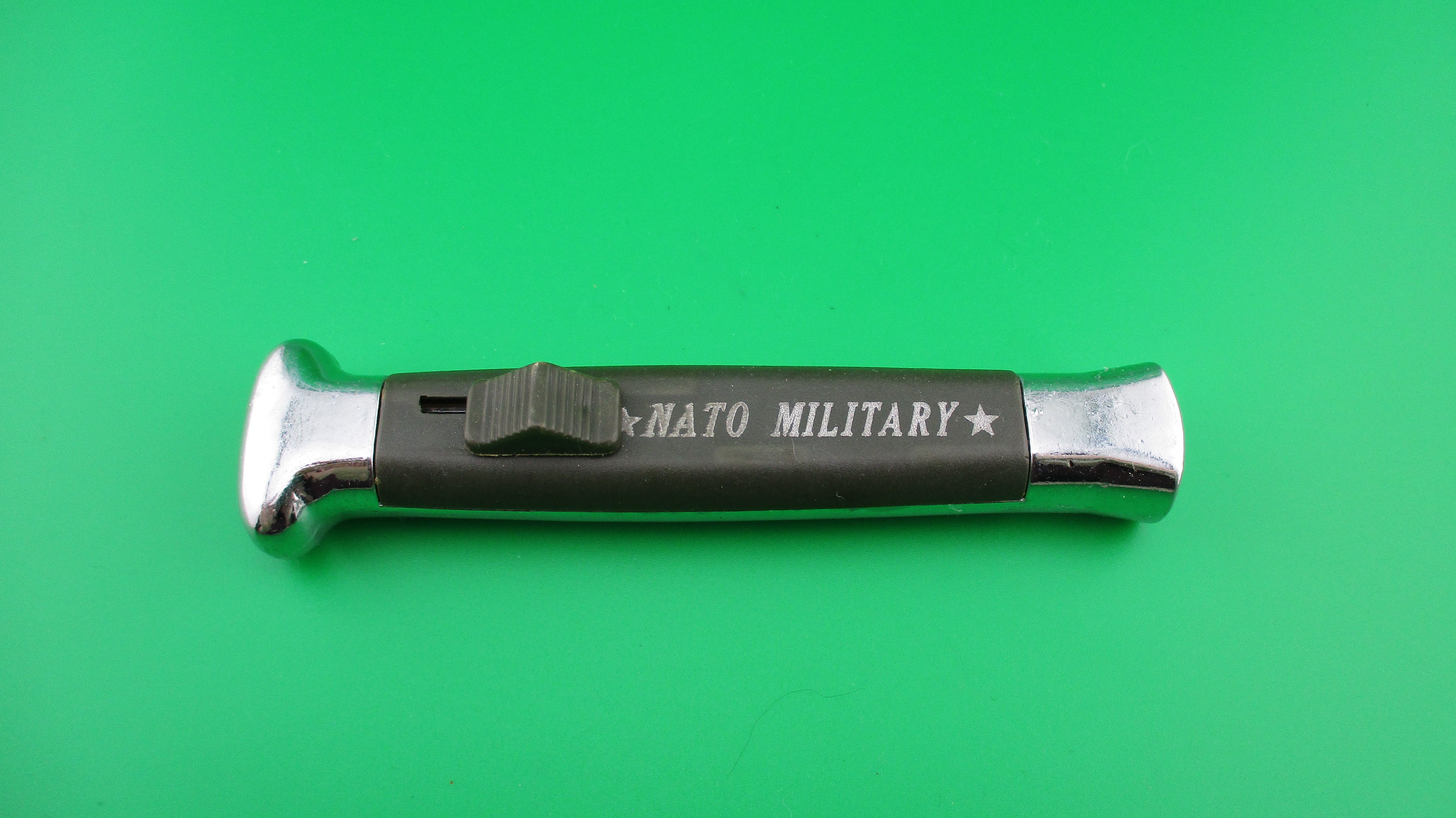 z STAINLESS ROSTFREI NATO MILITARY DA OTF 21cm green automatic knife ...