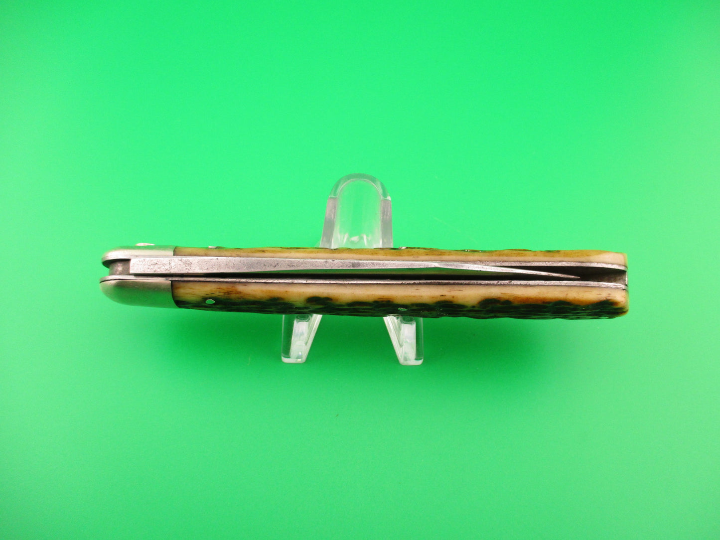 Press Button Knife Co #1000 INVINCIBLE antique switchblade knife