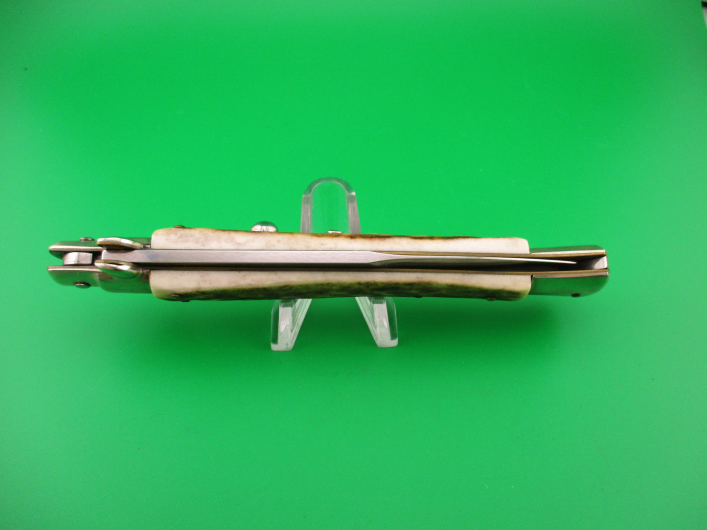 Frank Beltrame 28cm Italian Humpback Stag Limited Edition automatic knife