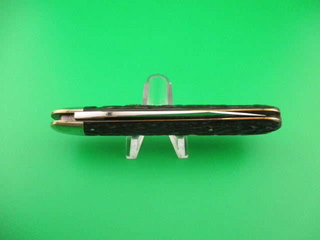 Flylock Hunter 11000 Large Single Black Wormgroove switchblade knife