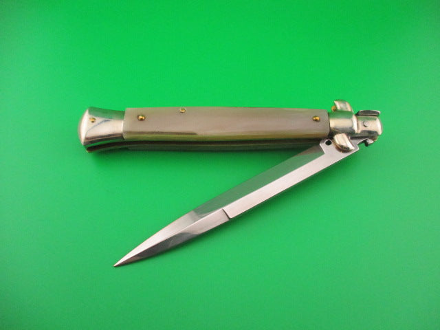 FRANK B ITALY 28cm Italian Picklock Stiletto Bayonet Honey Red dot automatic knife