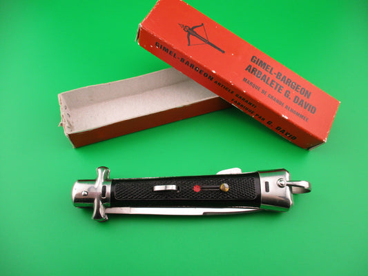 Bargeon INOX 24cm French Vintage automatic knife NOS in original box