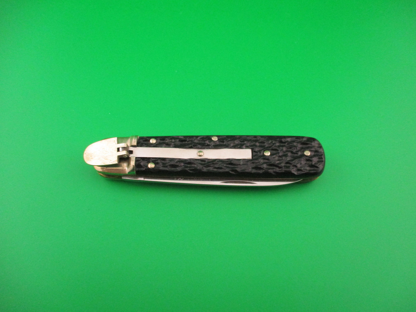 BOKER TREE BRAND CLASSIC 712R 11cm German Lever automatic knife Black stag NIB