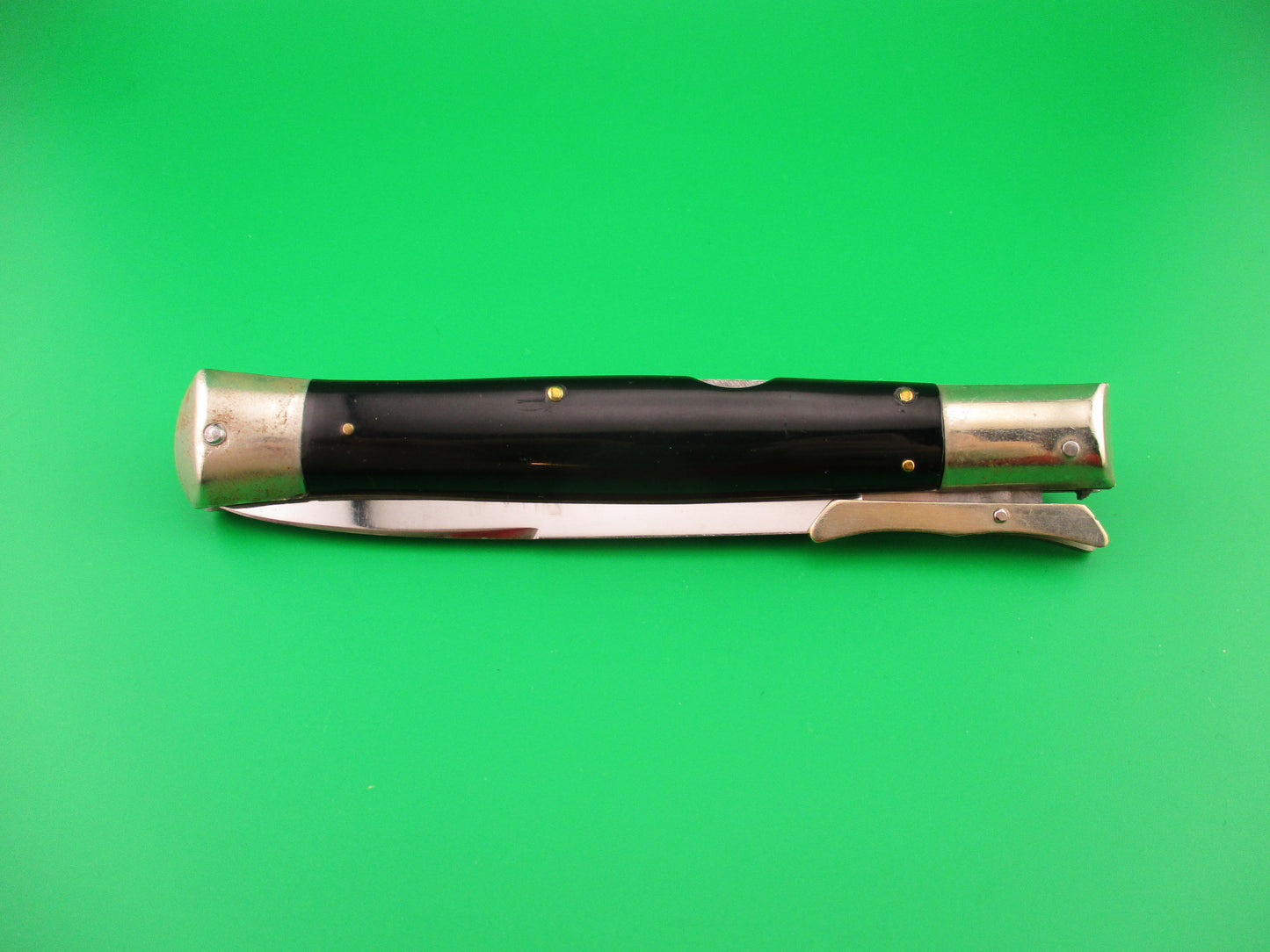 STAINLESS STEEL 27cm Japanese Swing Guard Batwing lockback vintage automatic knife