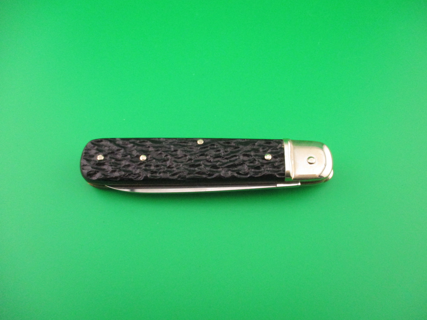 BOKER TREE BRAND CLASSIC 712R 11cm German Lever automatic knife Black stag NIB