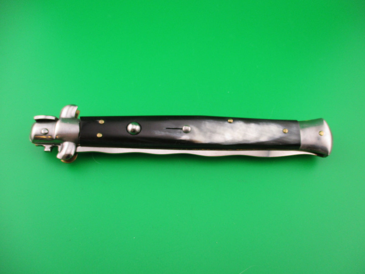 STILETTO ITALY 33cm Italian Stiletto KRIS Brazilian Horn automatic knife