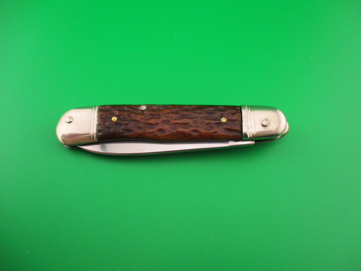 Bonsa 10cm German SPRINGER KONIG Lever Stag Vintage automatic knife