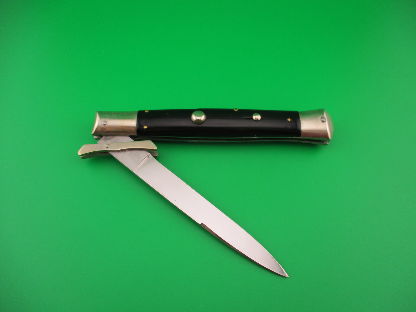 STAINLESS STEEL 27cm Japanese Swing Guard Batwing lockback vintage automatic knife