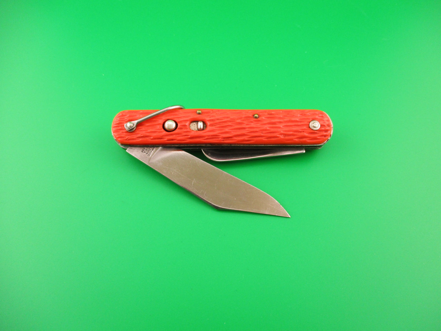 Schrade Walden vintage MC1 Orange military paratrooper switchblade