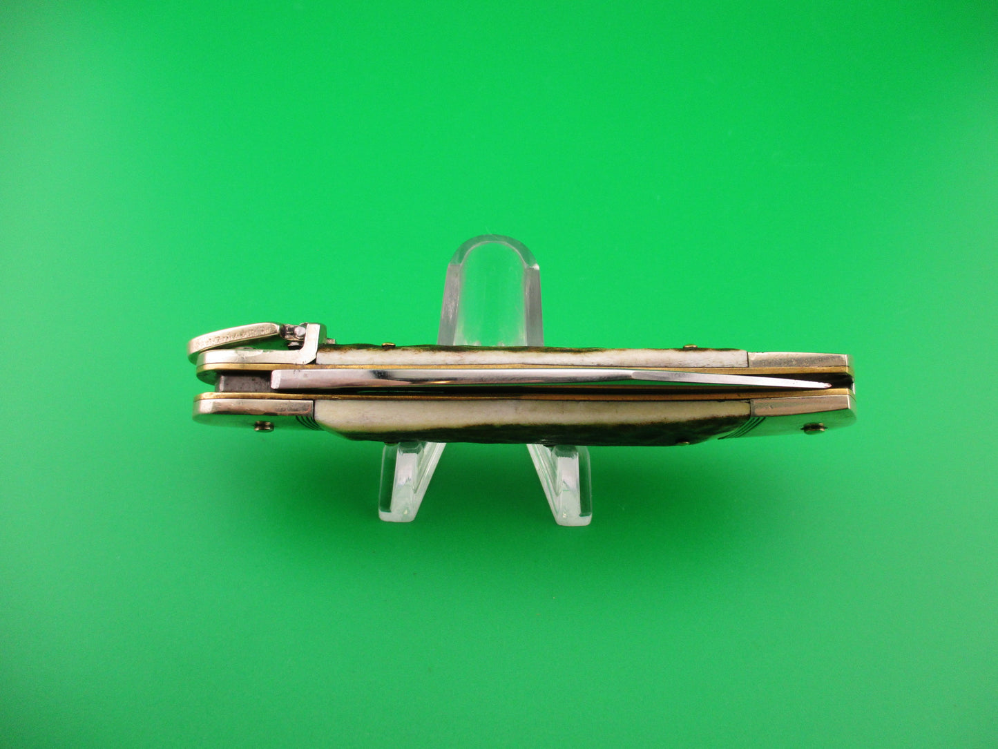 PUMA 210410 Springbok 10cm German Stag Lever automatic knife