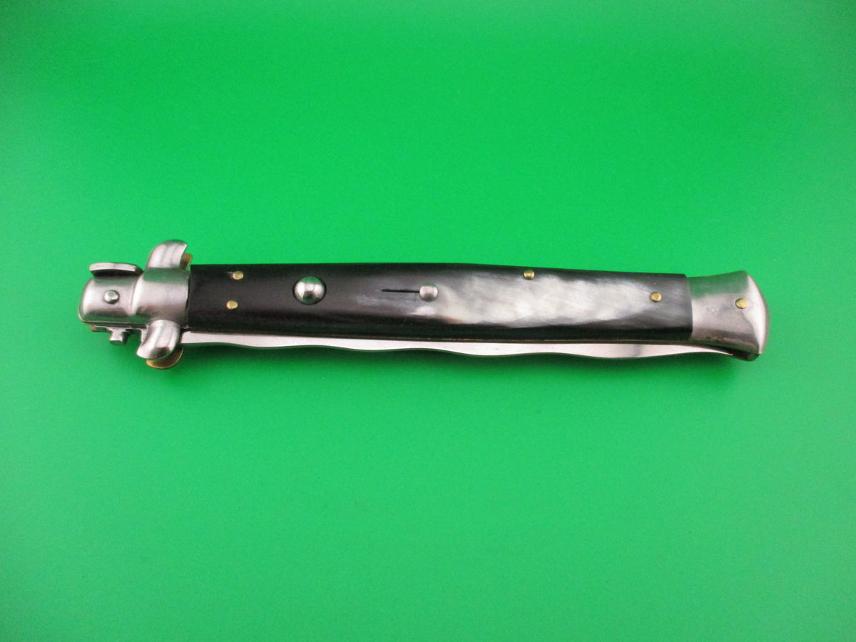 STILETTO ITALY 33cm Italian Stiletto KRIS Brazilian Horn automatic knife