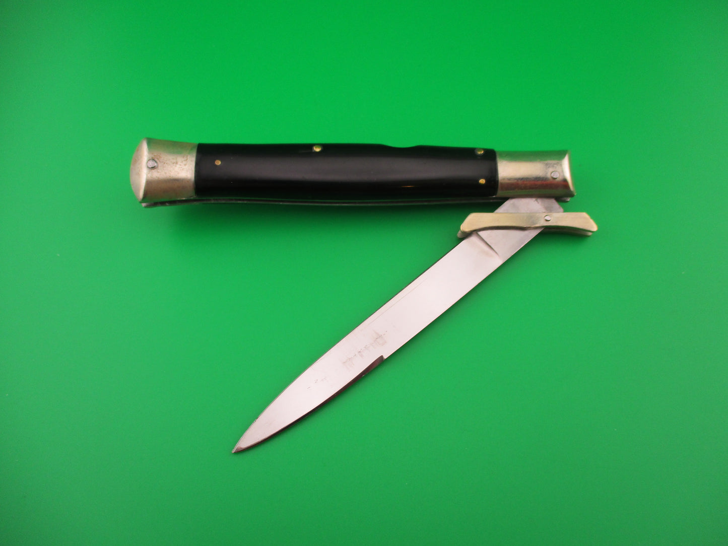 STAINLESS STEEL 27cm Japanese Swing Guard Batwing lockback vintage automatic knife