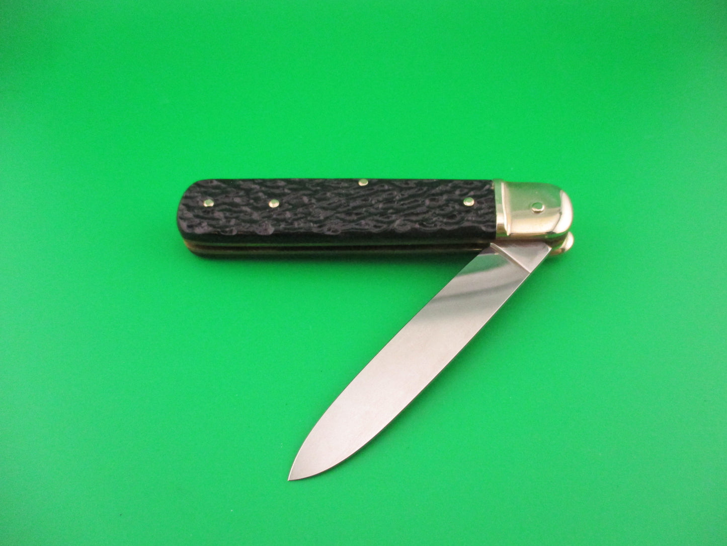 BOKER TREE BRAND CLASSIC 712R 11cm German Lever automatic knife Black stag NIB