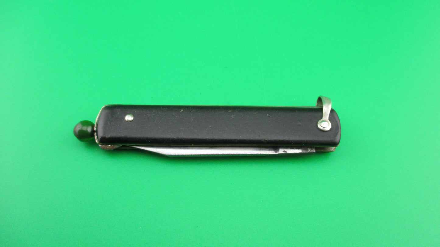 GEORGE SCHRADE Pullball Black switchblade General Electric knife