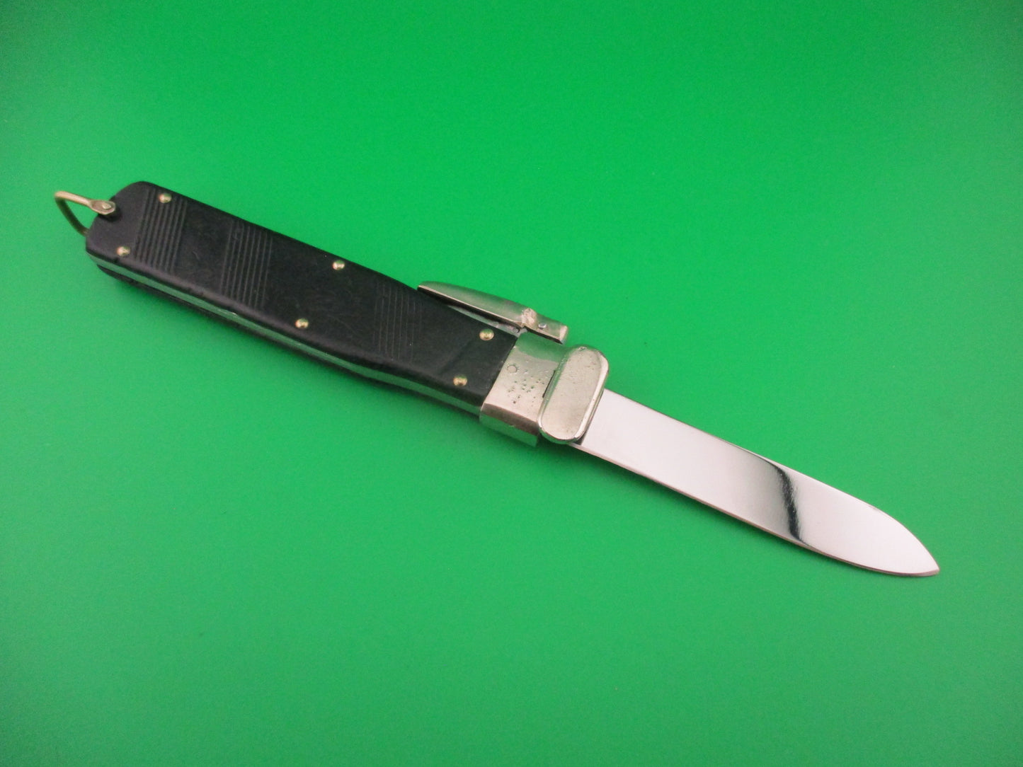 OTHELLO ROSTFREI 1960 23cm German Trap door Gravity knife military