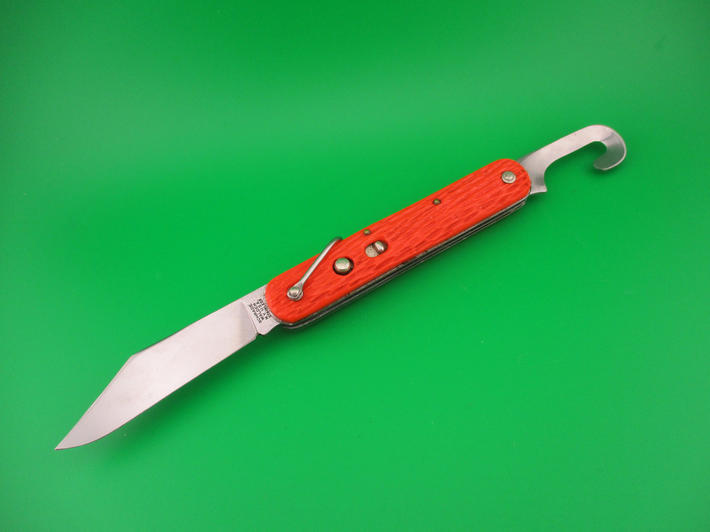 Schrade Walden vintage MC1 Orange military paratrooper switchblade