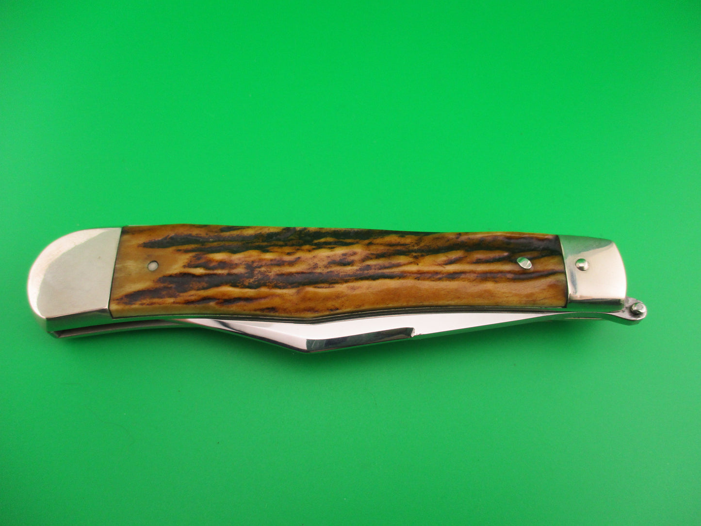 WR CASE & Sons CASE TESTED XX 5171L Lever automatic knife w Stag handles NICE