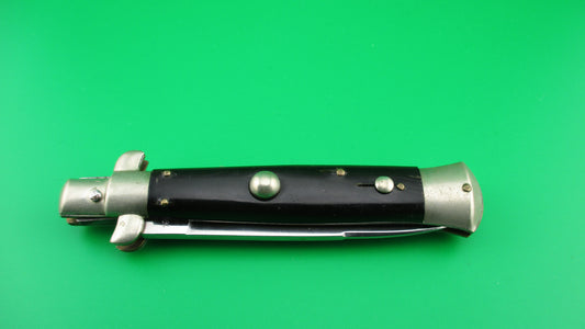 Rostfrei (slant) PATENT 20cm Italian Vintage BoBc Black automatic knife