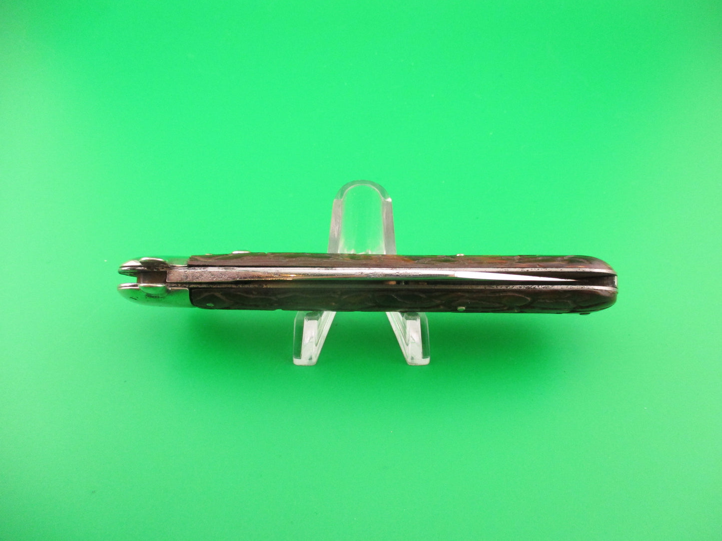PRESTO DERBY Hunter wormgroove brain 1940s Vintage automatic knife