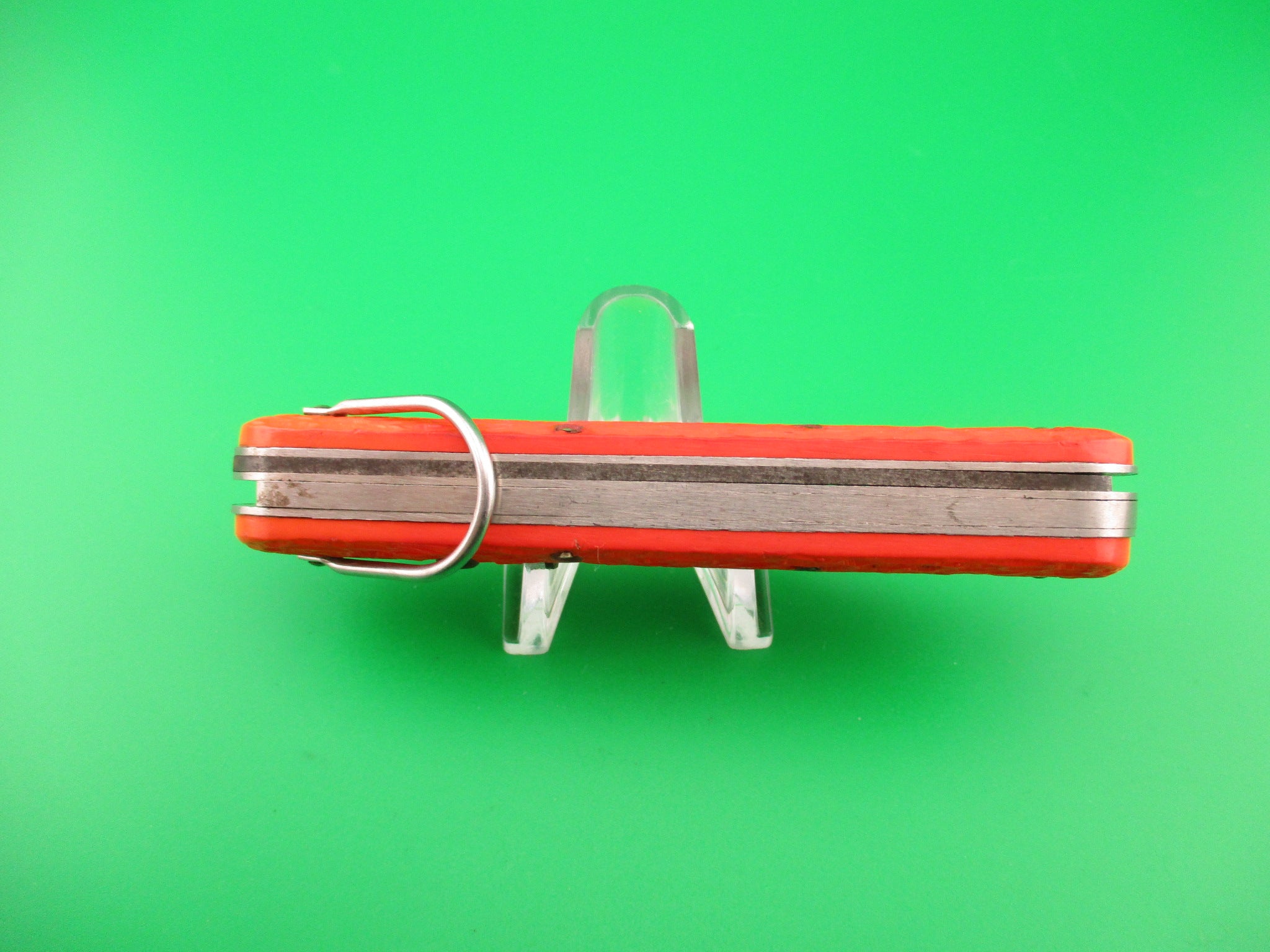 CAMILLUS vintage MC1 Orange paratrooper automatic knife with hook