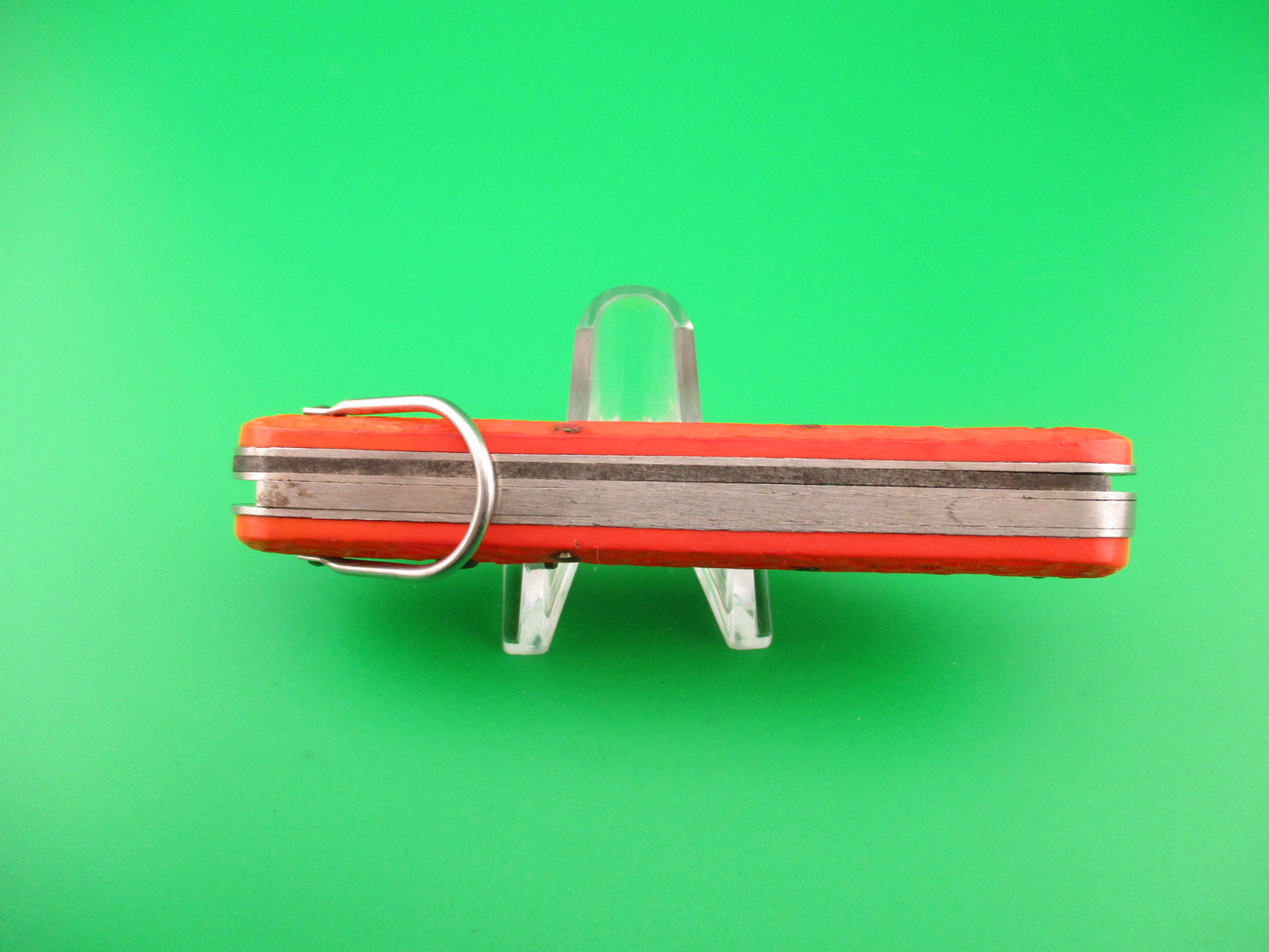 CAMILLUS vintage MC1 Orange paratrooper automatic knife with hook blade