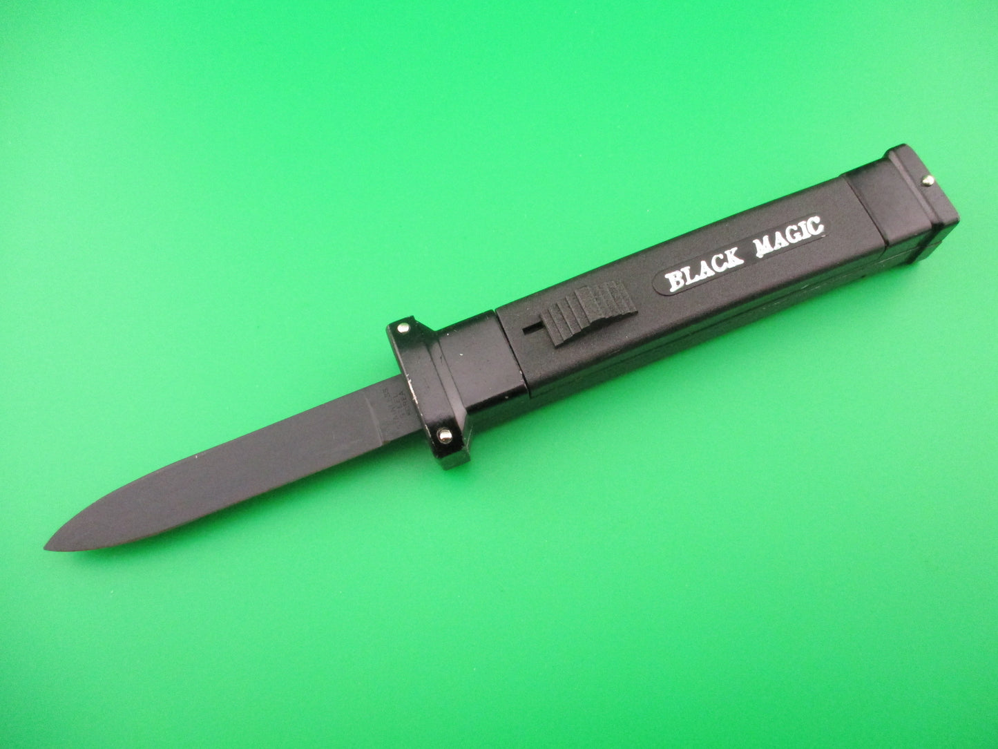 BLACK MAGIC KOREA 21cm Korean Fixed blade Retracting Guard automatic knife