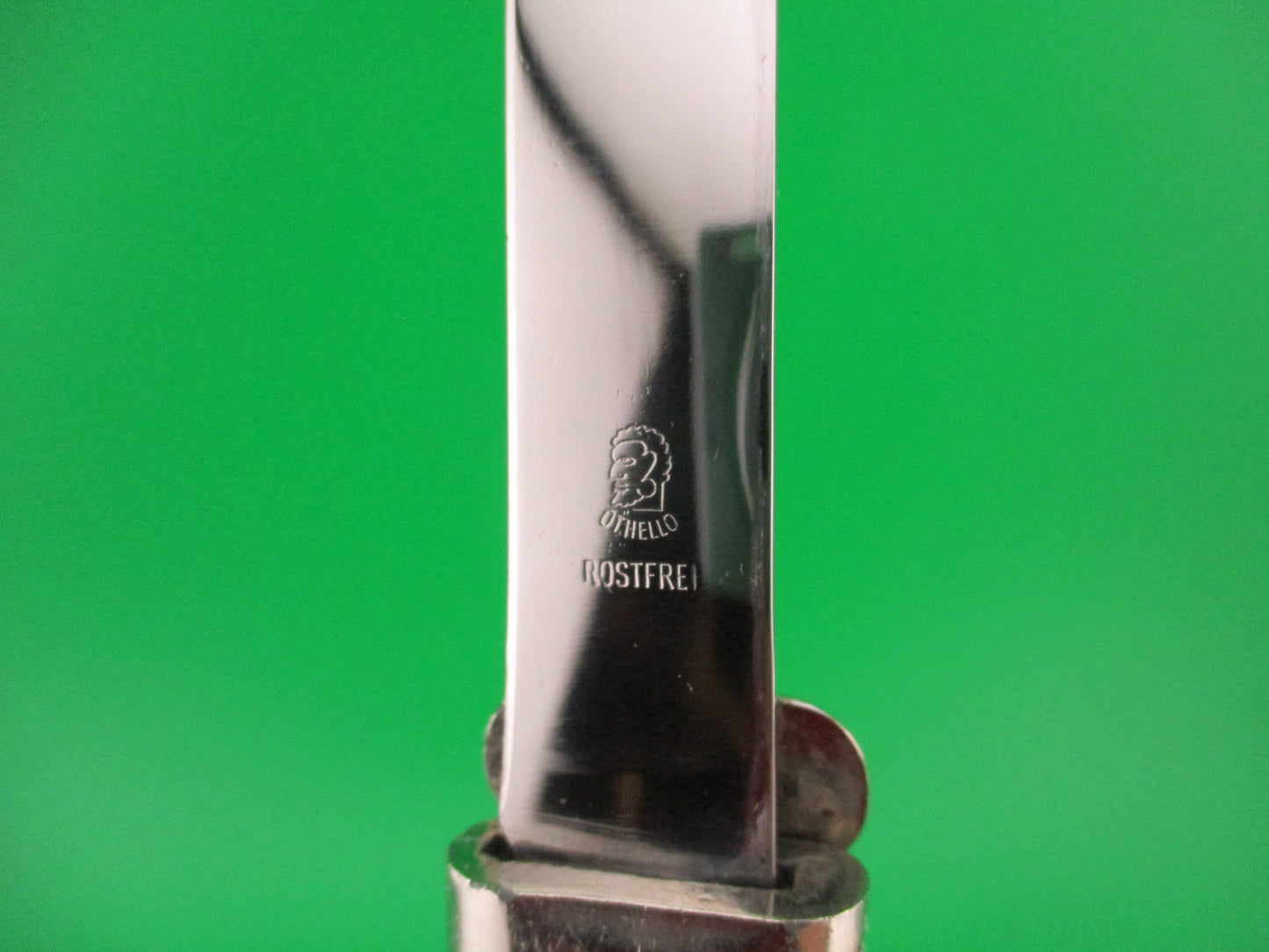 OTHELLO ROSTFREI 1960 23cm German Trap door Gravity knife military