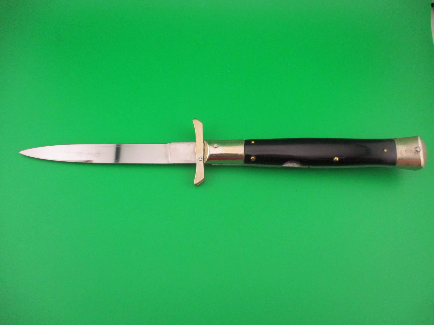 STAINLESS STEEL 27cm Japanese Swing Guard Batwing lockback vintage automatic knife