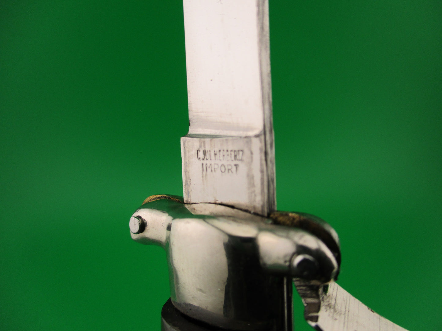 C JUL HERBERTZ 21cm 1960s Italian Trapdoor OTF switchblade knife
