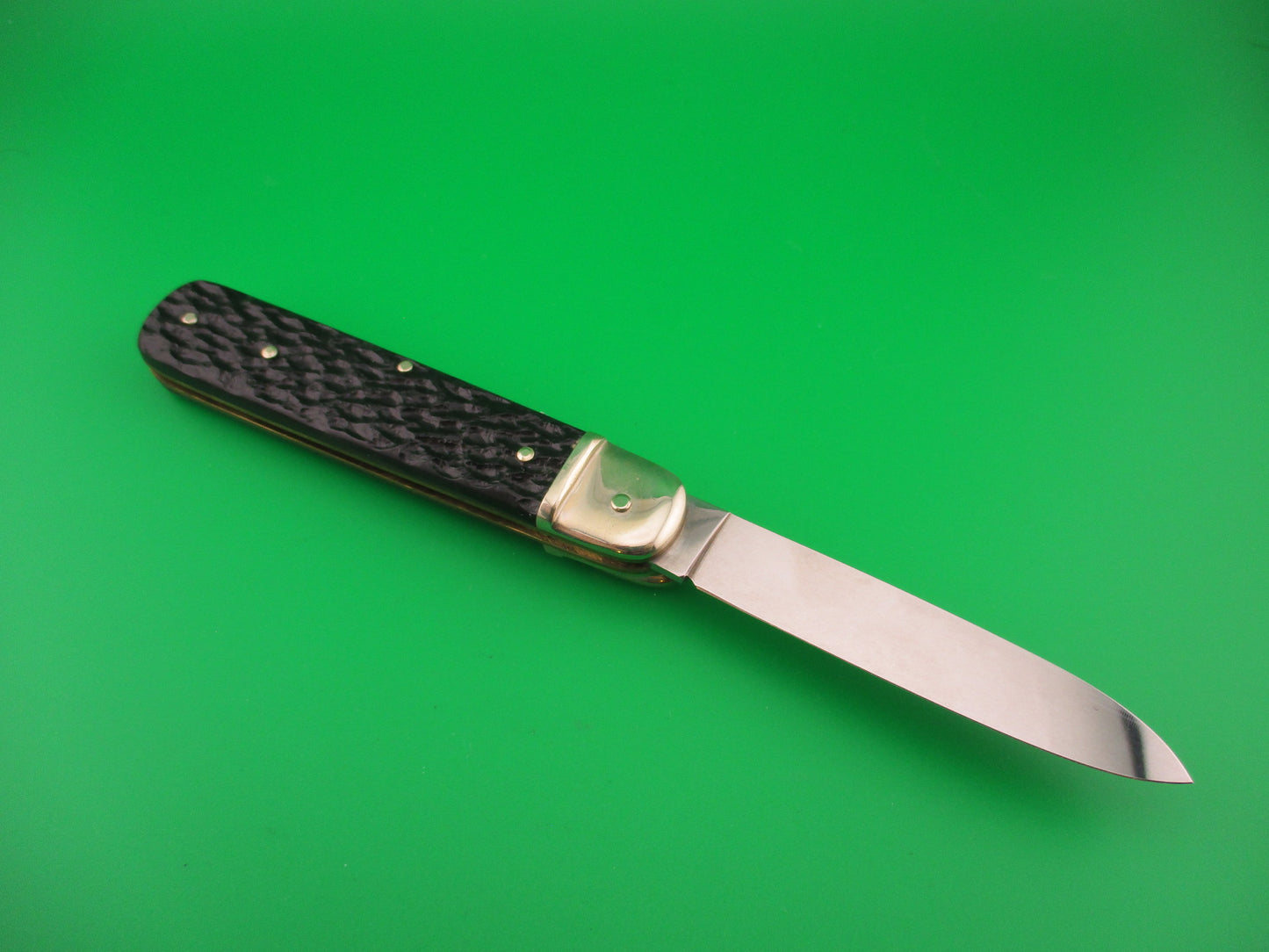 BOKER TREE BRAND CLASSIC 712R 11cm German Lever automatic knife Black stag NIB