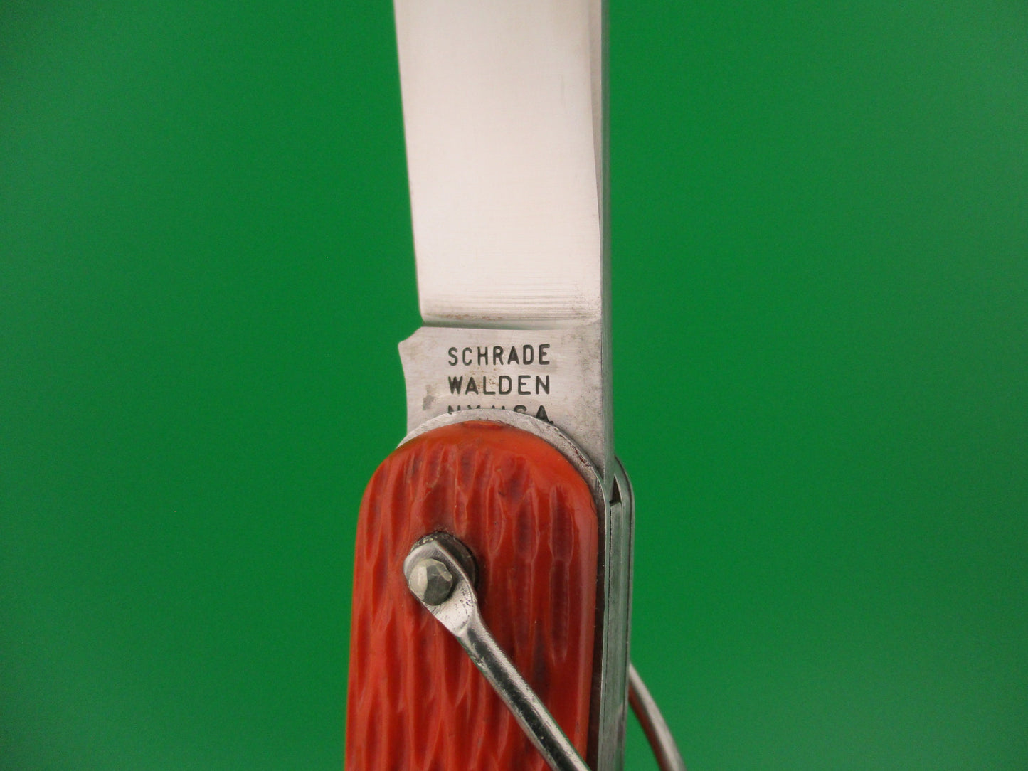 Schrade Walden vintage MC1 Orange military paratrooper switchblade