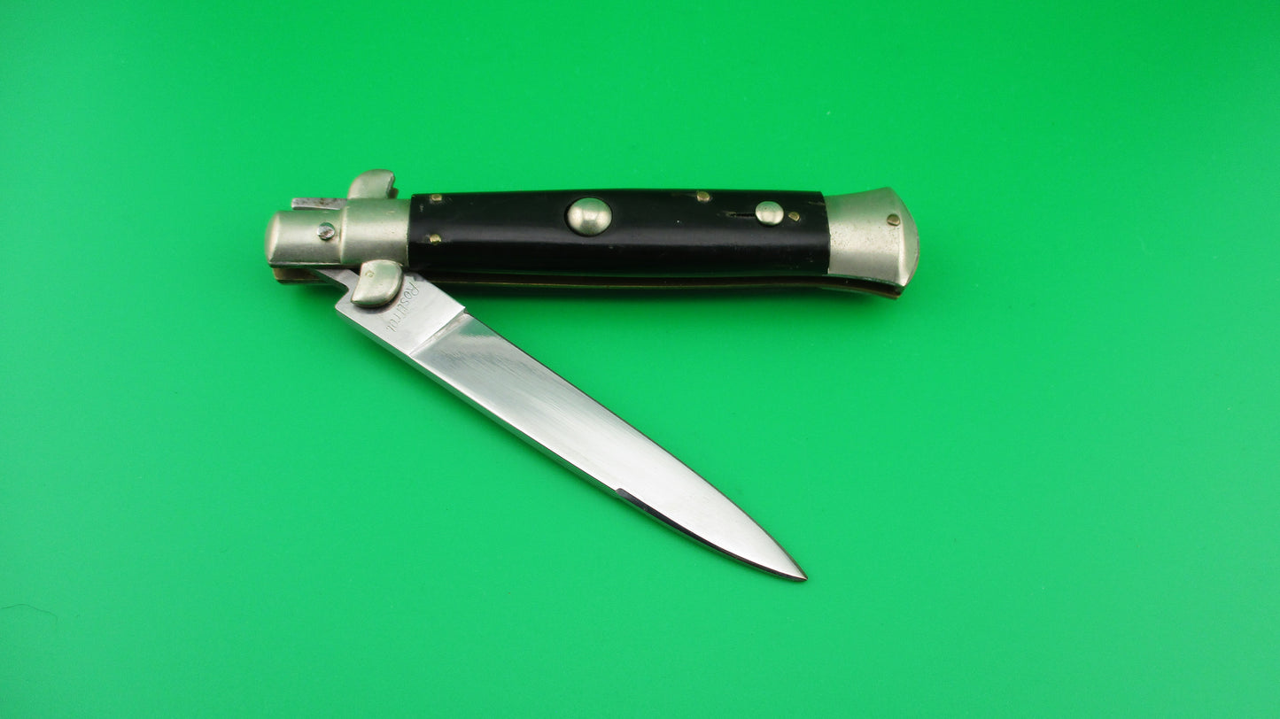 Rostfrei (slant) PATENT 20cm Italian Vintage BoBc Black automatic knife