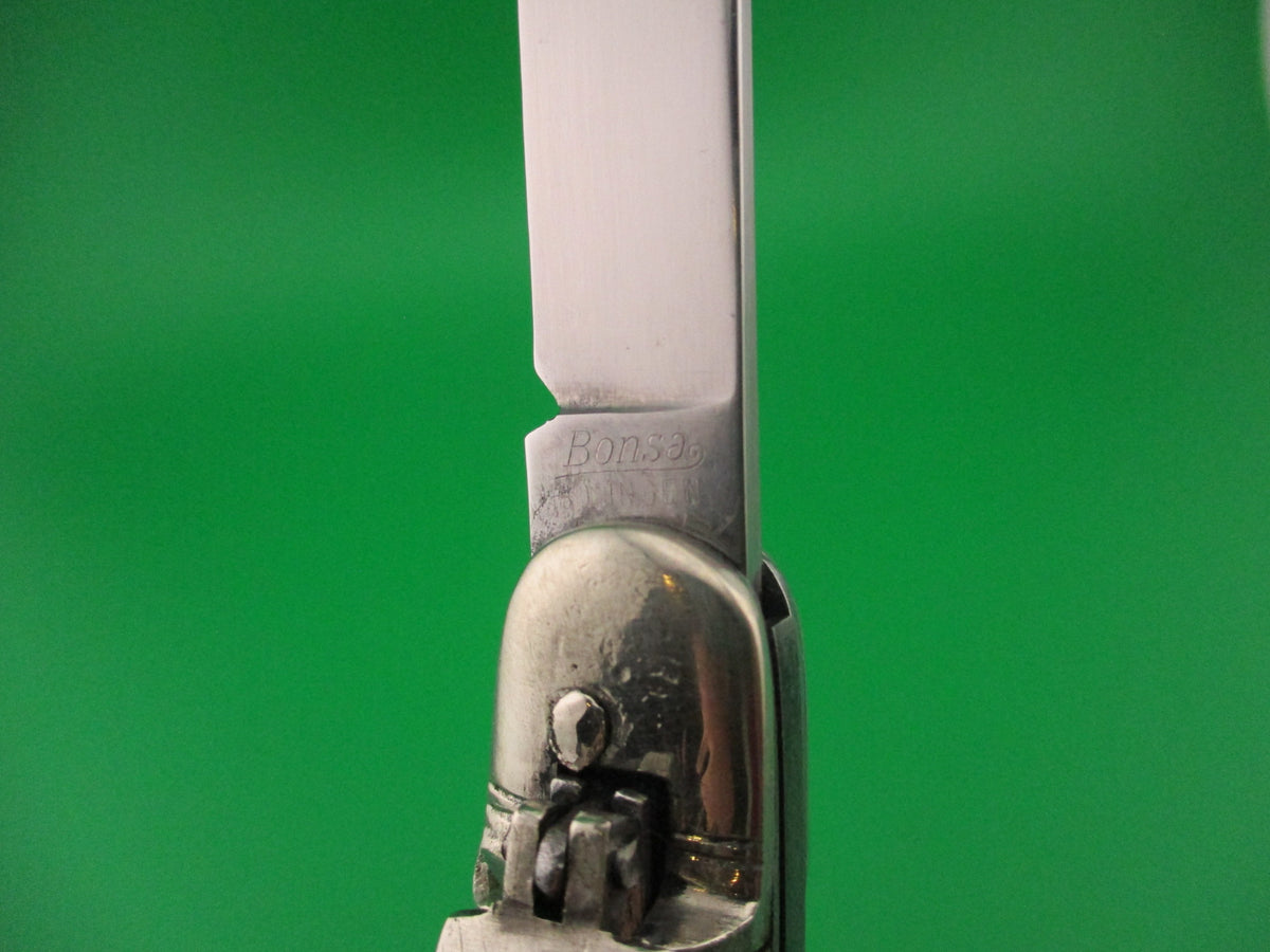 Bonsa 10cm German SPRINGER KONIG Lever Stag Vintage automatic knife