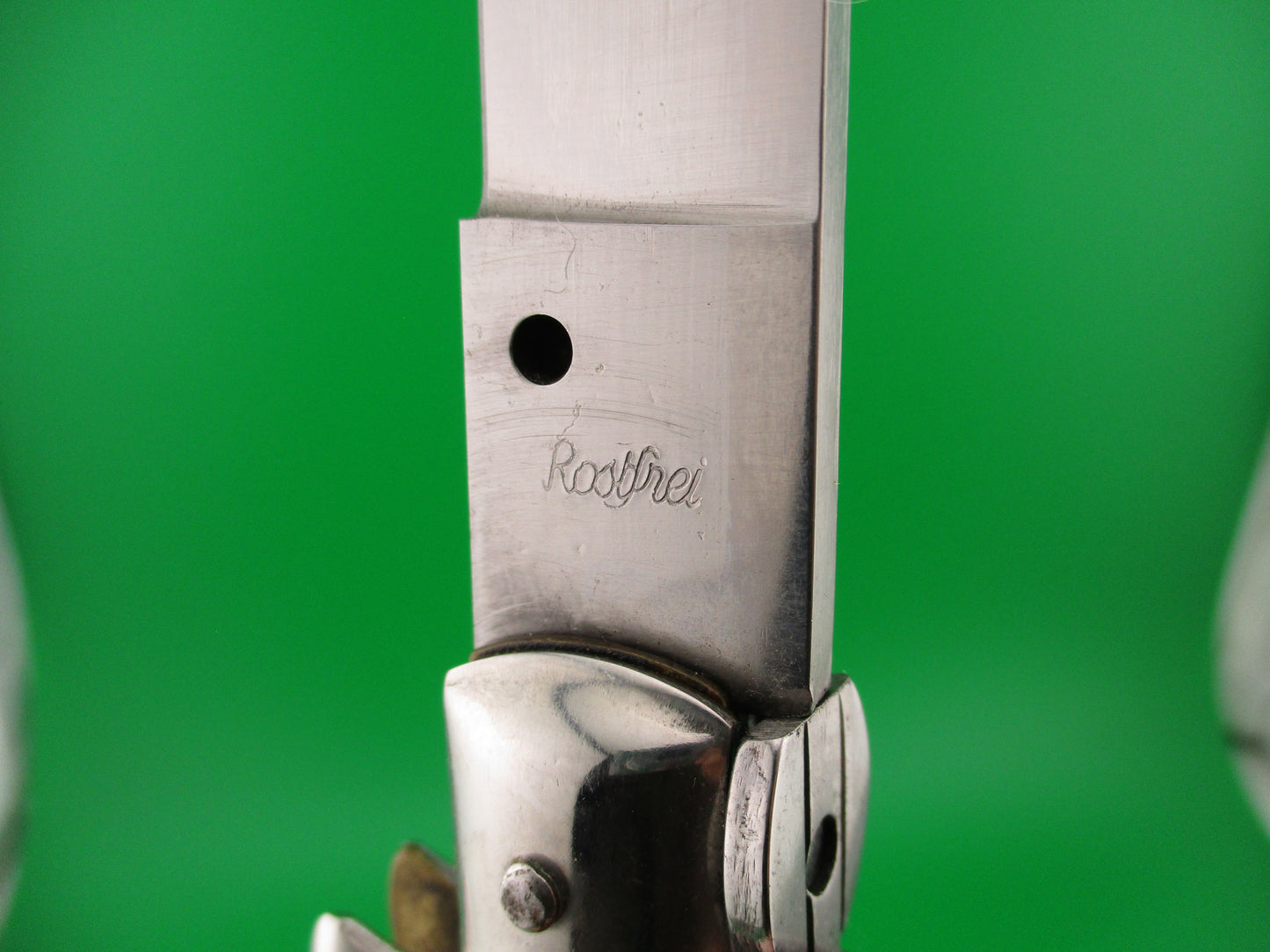 Rostfrei 38cm (15 inch) Italian Stiletto Swivel bolster automatic knife