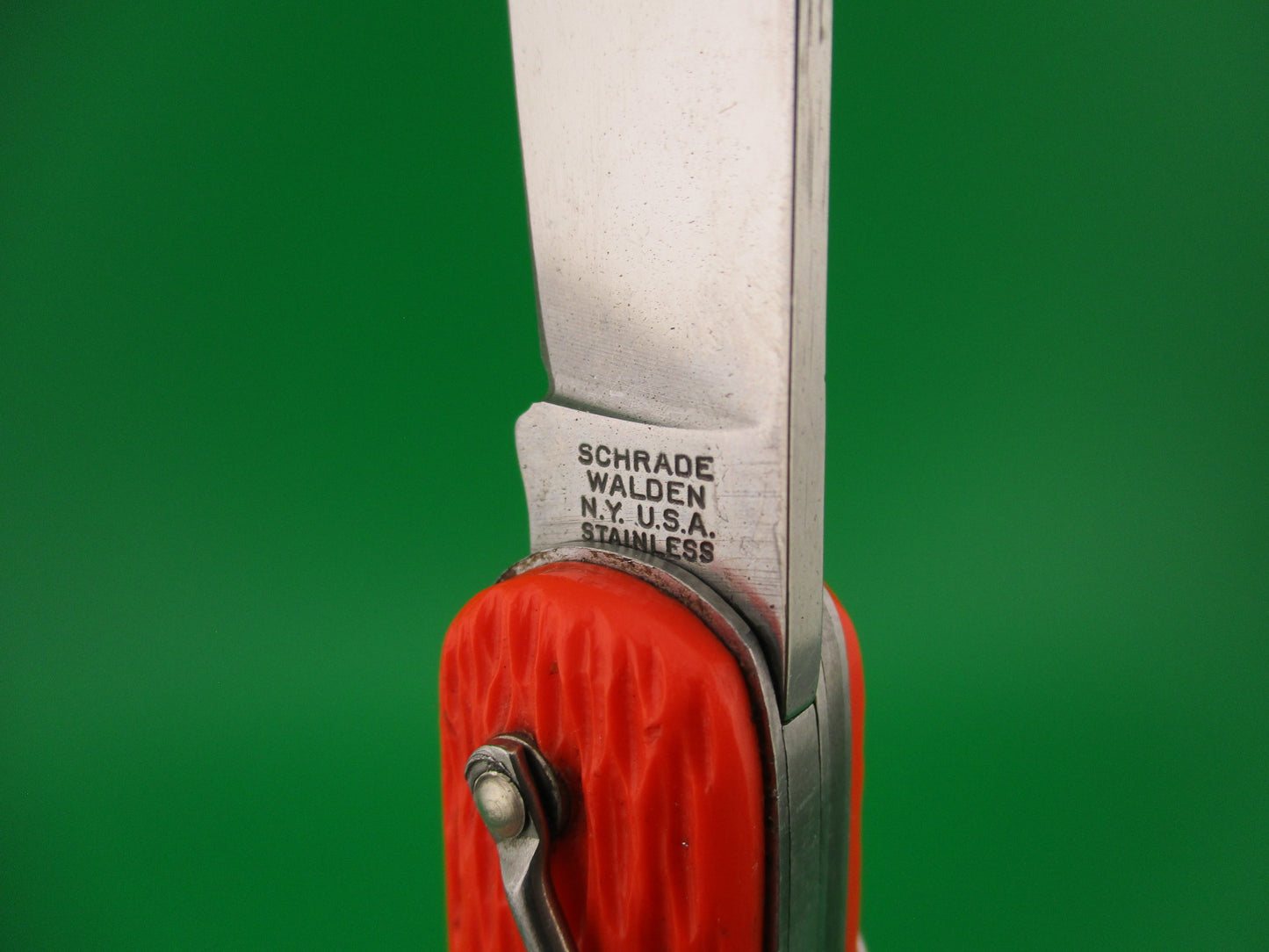 Schrade Walden vintage MC1 Orange military paratrooper switchblade