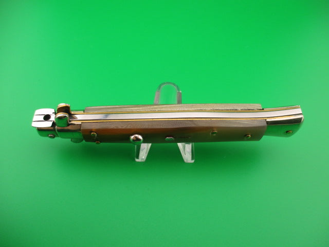 FRANK B ITALY 28cm Italian Picklock Stiletto Bayonet Honey Red dot automatic knife