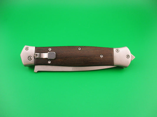 MIKOV style 23cm Forward Lever release automatic knife w bayonet blade