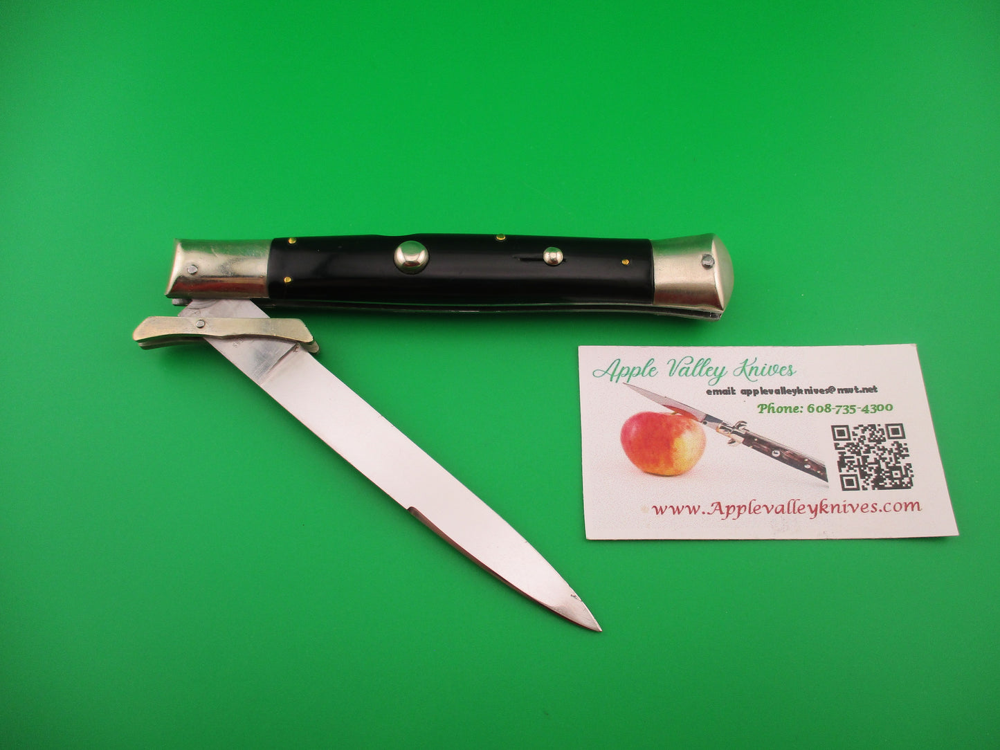 STAINLESS STEEL 27cm Japanese Swing Guard Batwing lockback vintage automatic knife
