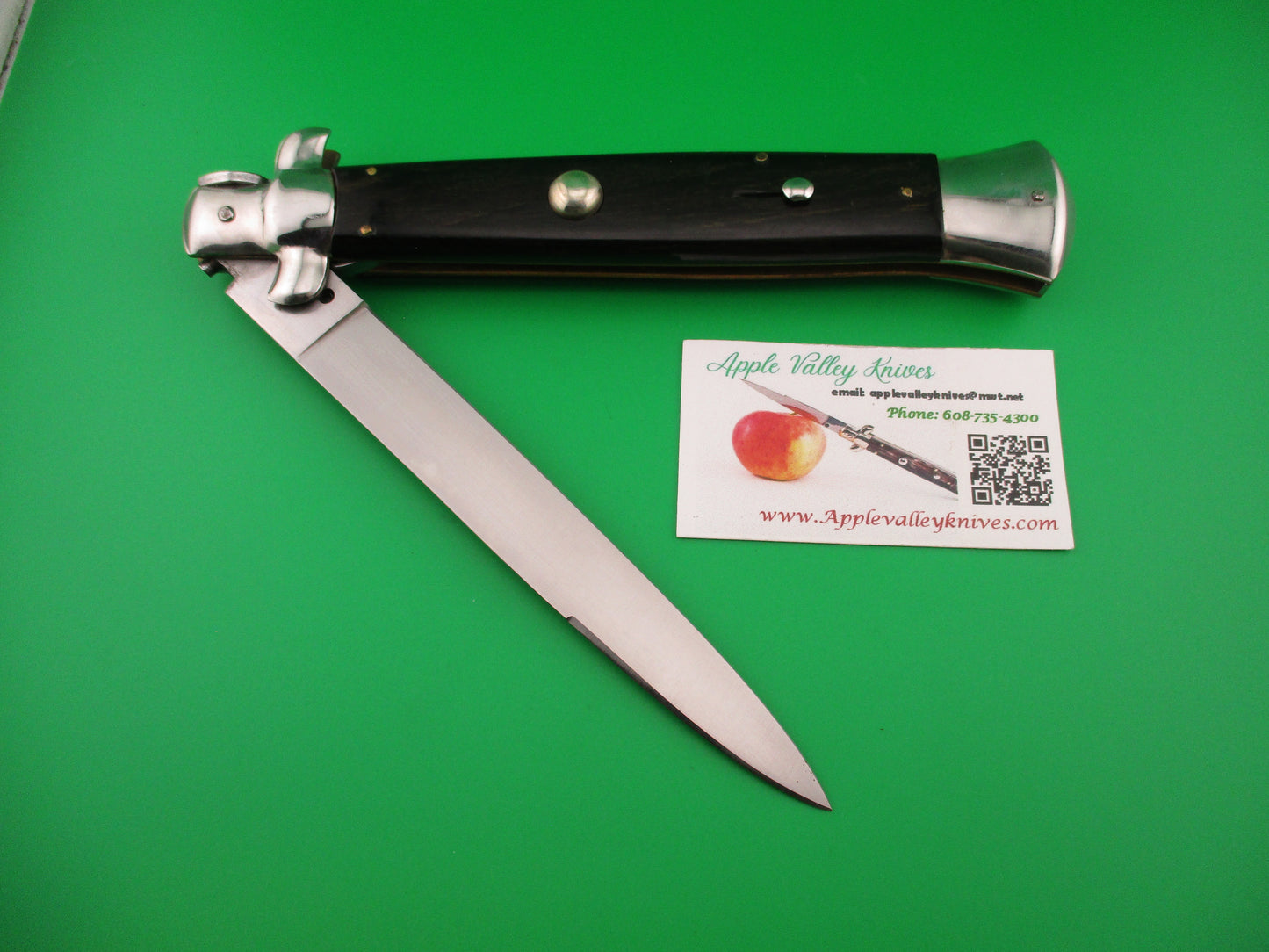 Rostfrei 38cm (15 inch) Italian Stiletto Swivel bolster automatic knife