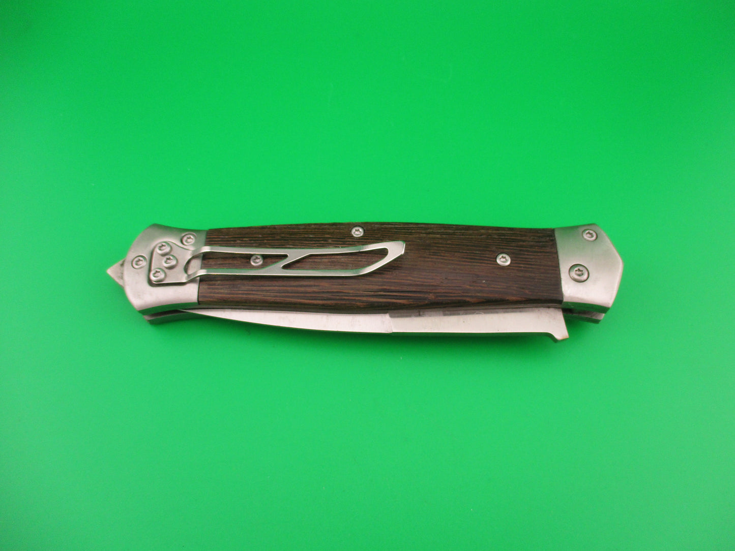 MIKOV style 23cm Forward Lever release automatic knife w bayonet blade
