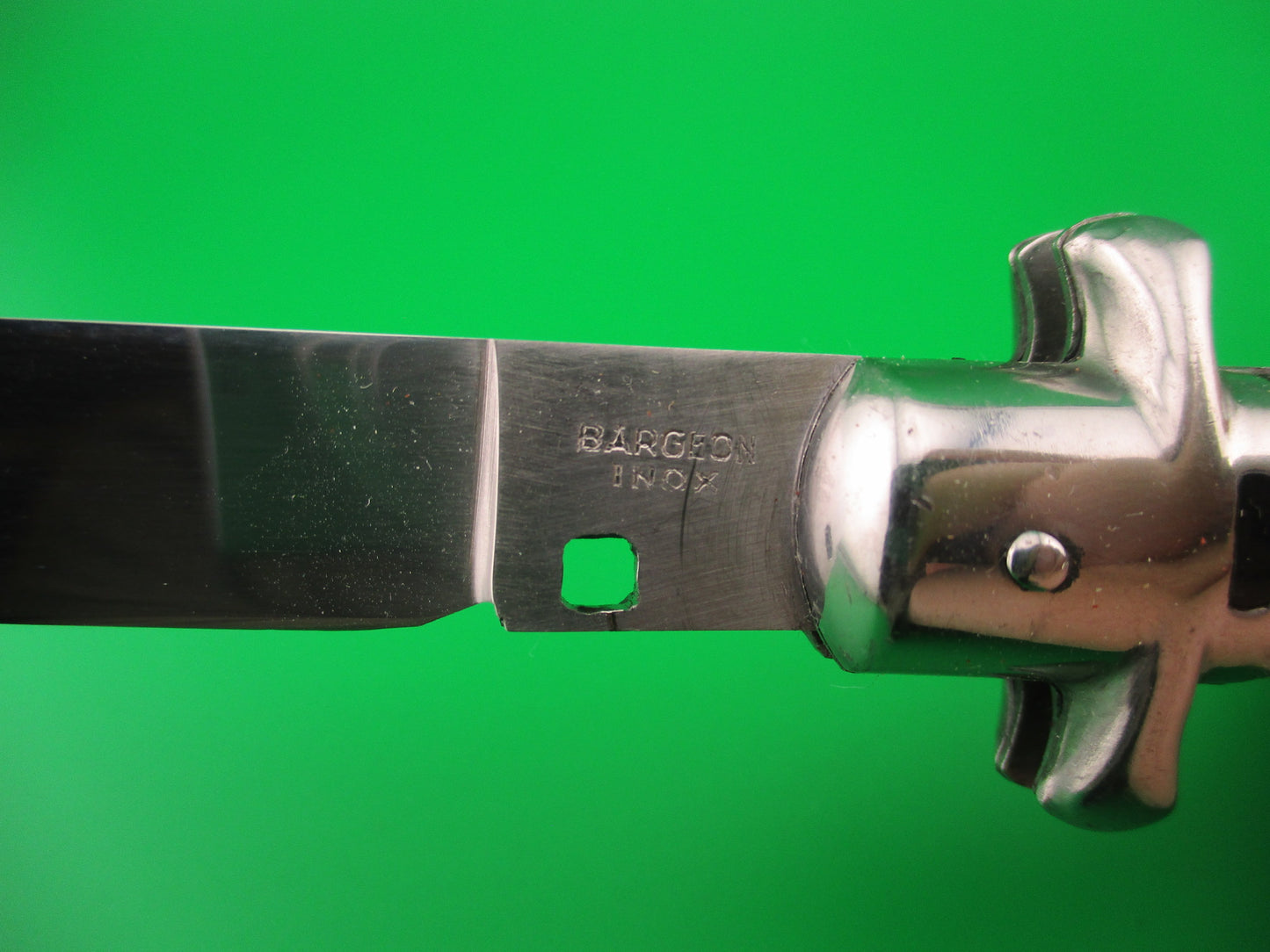 Bargeon INOX 24cm French Vintage automatic knife NOS in original box