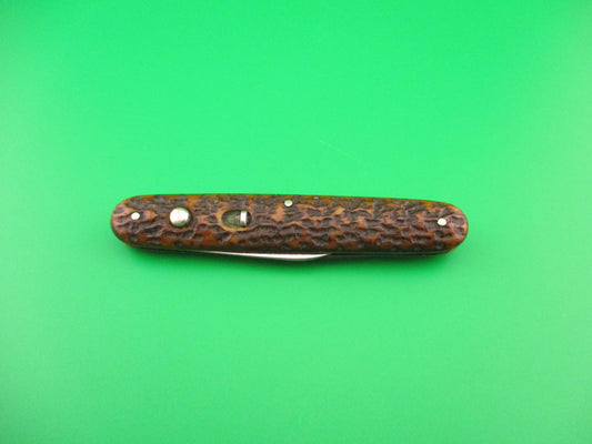 SCHRADE CUT CO 7403 Medium double Pick Bone early switchblade knife