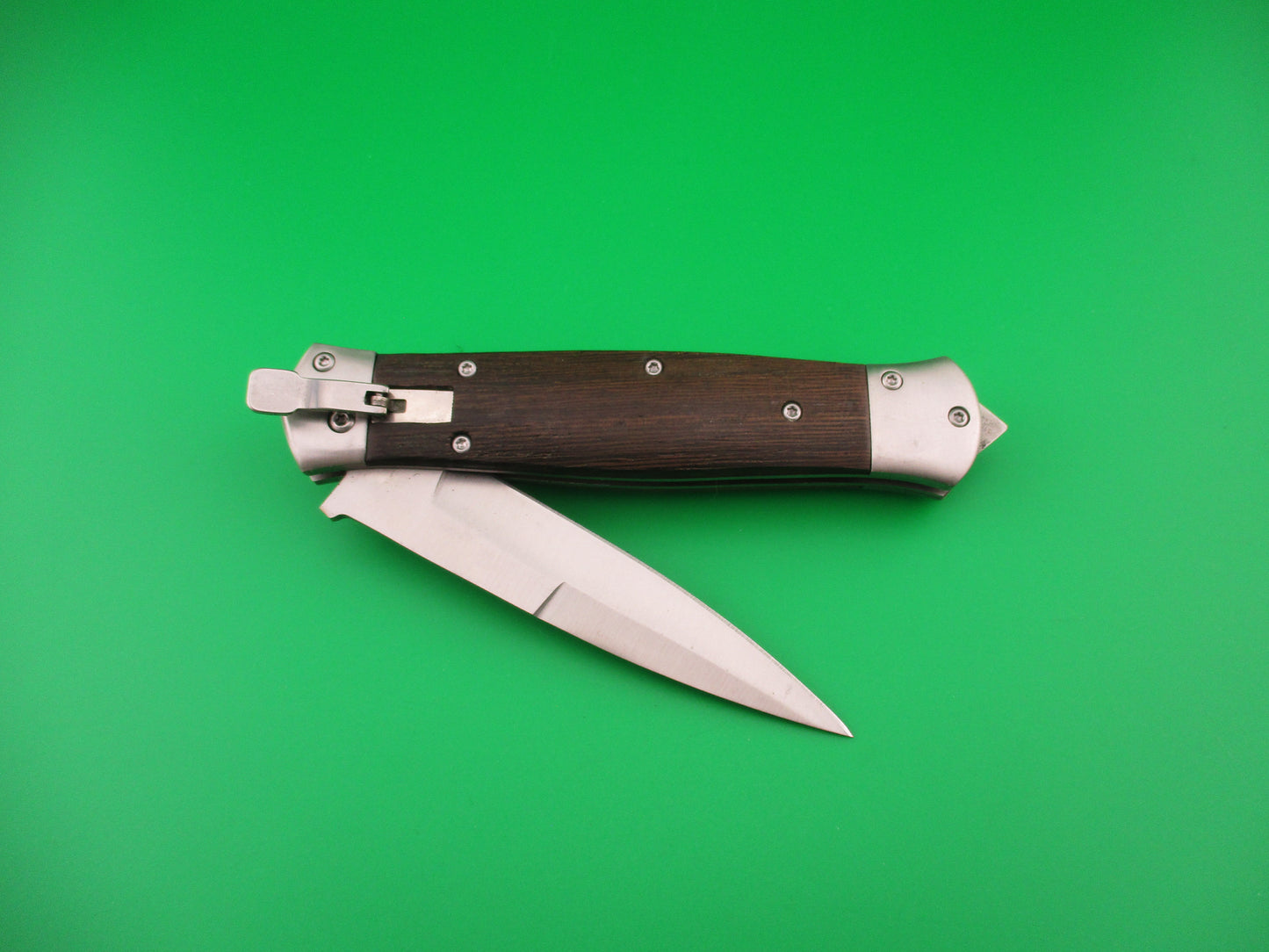MIKOV style 23cm Forward Lever release automatic knife w bayonet blade