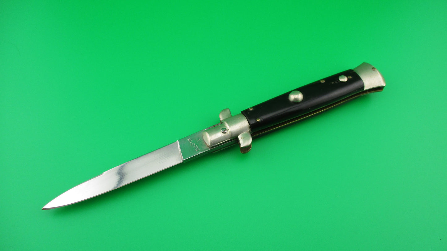 Rostfrei (slant) PATENT 20cm Italian Vintage BoBc Black automatic knife