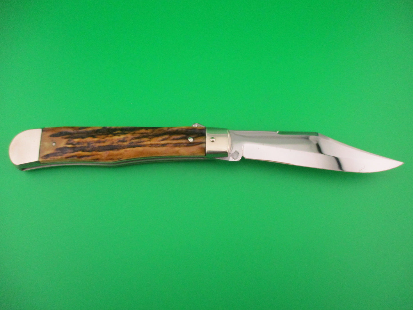 WR CASE & Sons CASE TESTED XX 5171L Lever automatic knife w Stag handles NICE