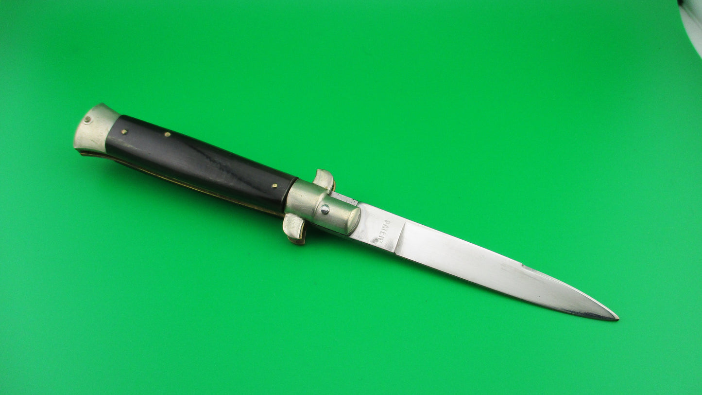 Rostfrei (slant) PATENT 20cm Italian Vintage BoBc Black automatic knife