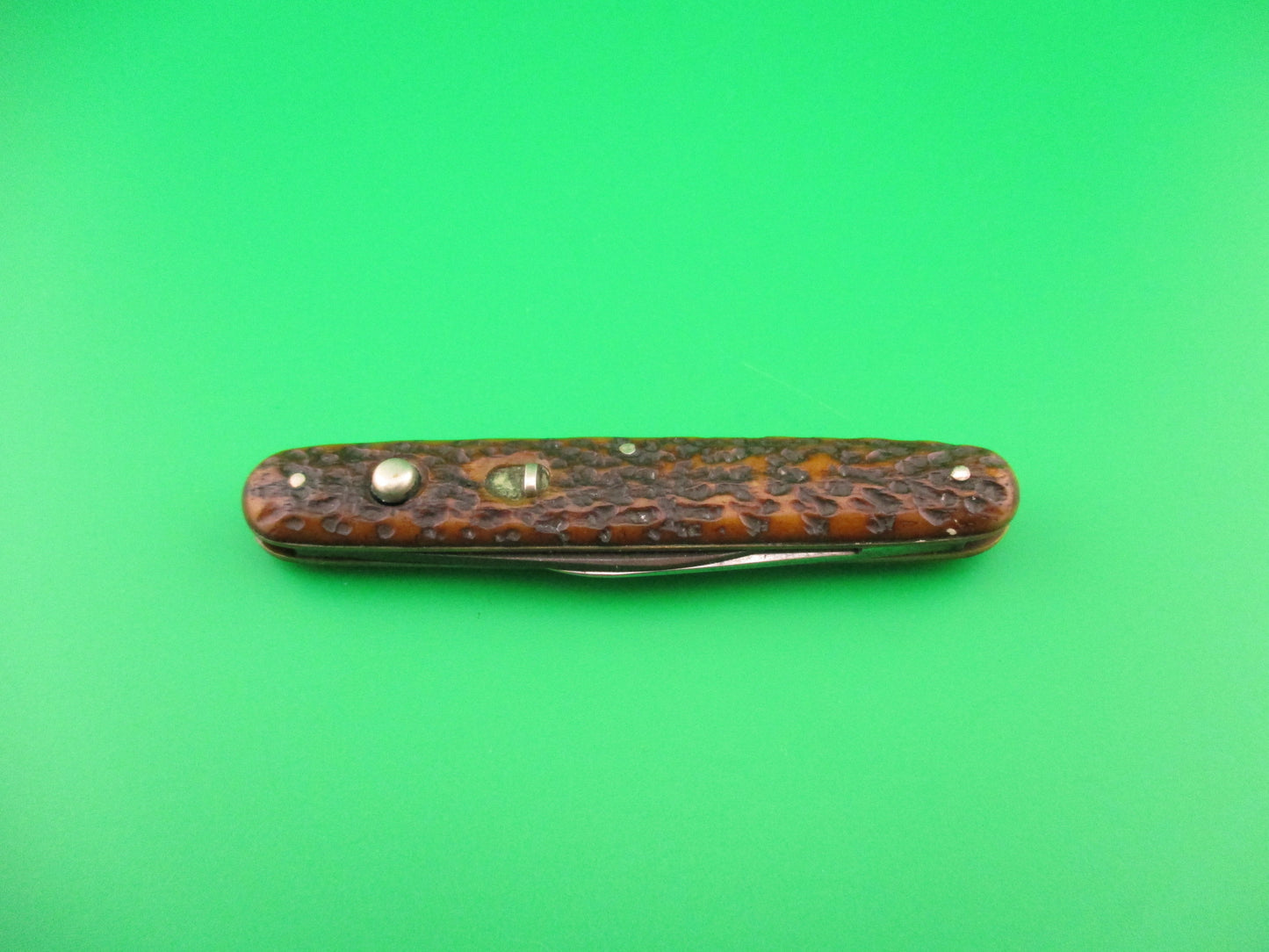 SCHRADE CUT CO 7403 Medium double Pick Bone early switchblade knife